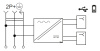 Фортепиано ваниль розетка скрытая 1-мест заземление шторки USB IP20 