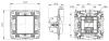 Сканди черный выключатель 1кл скрытая 10А IP20