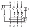 Дифавтомат 4Р 16А C тип AC 30мА 6кА 4мод АВДТ-63N EKF PROxima